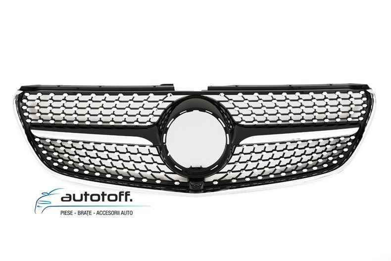 Grila compatibila cu Mercedes V-Class W447 (14-19) model Diamond