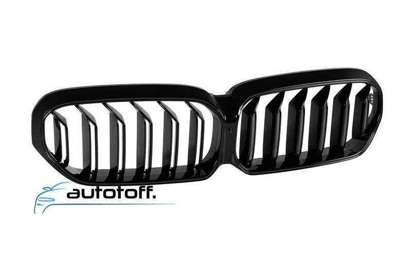 Grila dubla iluminata compatibila cu BMW G30 G31 Facelift (20-23) Negru lucios cu LED