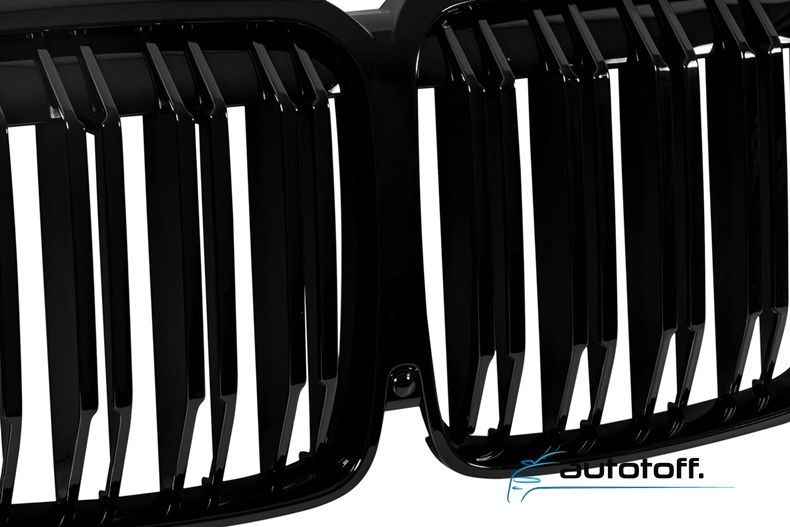 Grila dubla BMW X7 G07 compatibila cu BMW X7 (18-22) M Negru lucios