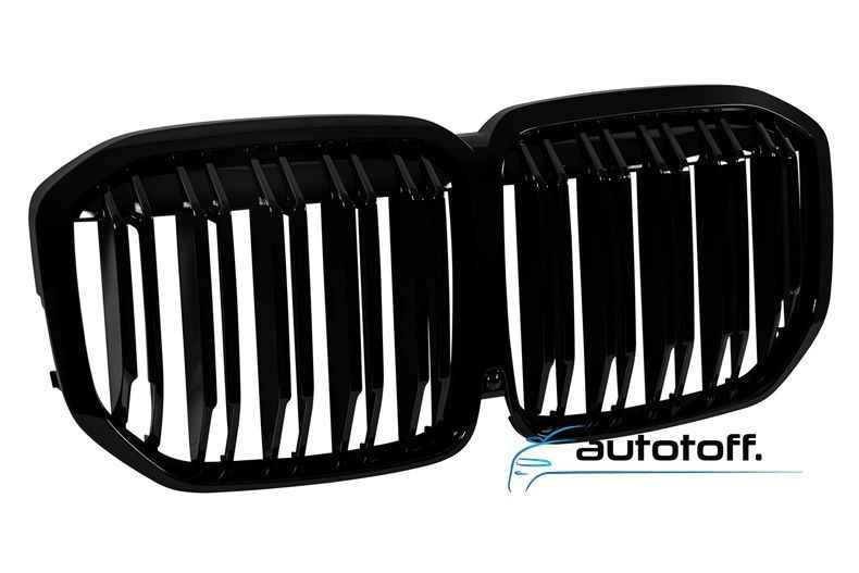 Grila dubla BMW X7 G07 compatibila cu BMW X7 (18-22) M Negru lucios
