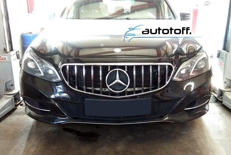 Grila Mercedes W212 S212 Facelift compatibila cu E-Class (13-15) GT Crom Design