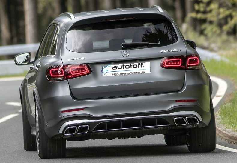 Difuzor bara spate Mercedes GLC X253 SUV Facelift (2019+) AMG Chrome Design
