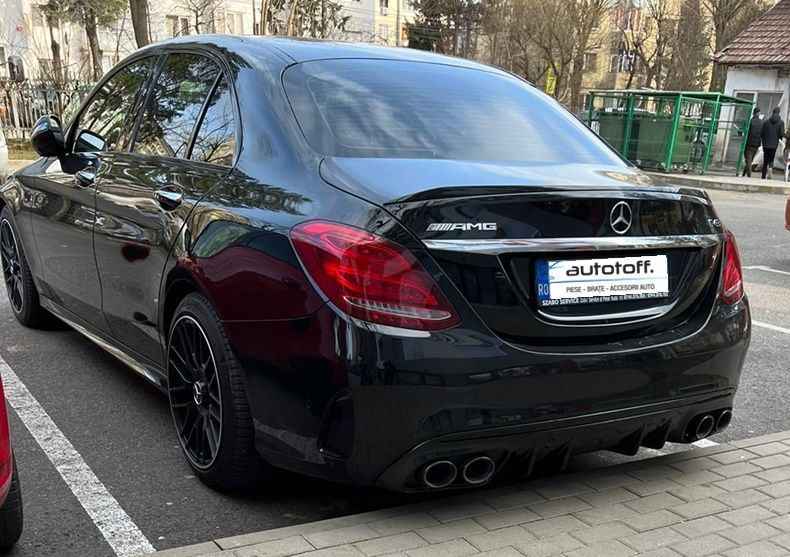 Difuzor bara spate Mercedes W205 S205 C-Class (14-20) model C43 AMG Black