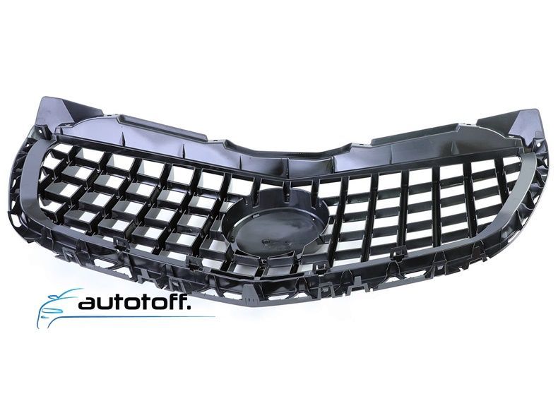 Grila centrala compatibila cu Mercedes Sprinter W906 Facelift  (14-17) Panamericana Black Design