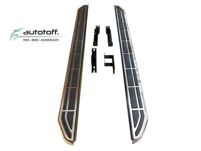 Praguri laterale Jeep Grand Cherokee (10-17) trepte aluminiu