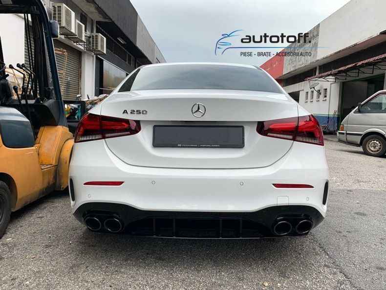Difuzor bara spate Mercedes A-Class V177 (2018+) Black Look