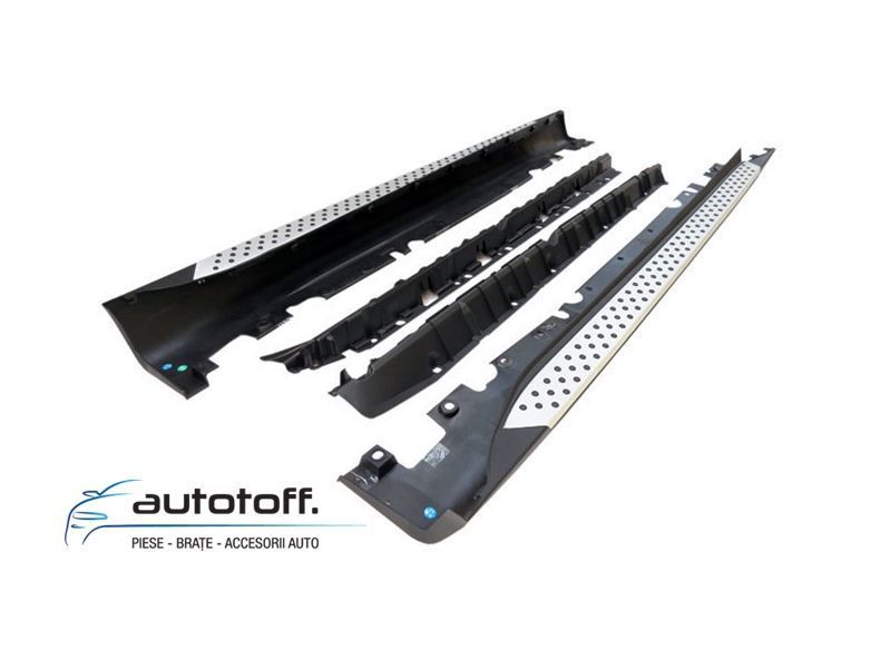 Praguri laterale din aluminiu BMW X6 E71 (08-15) - trepte laterale