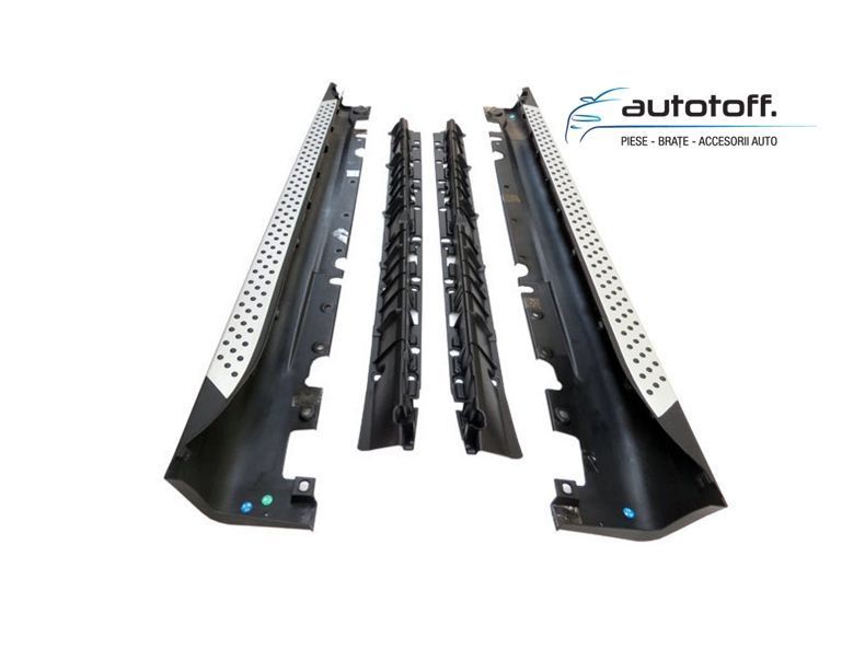 Praguri laterale din aluminiu BMW X6 E71 (08-15) - trepte laterale