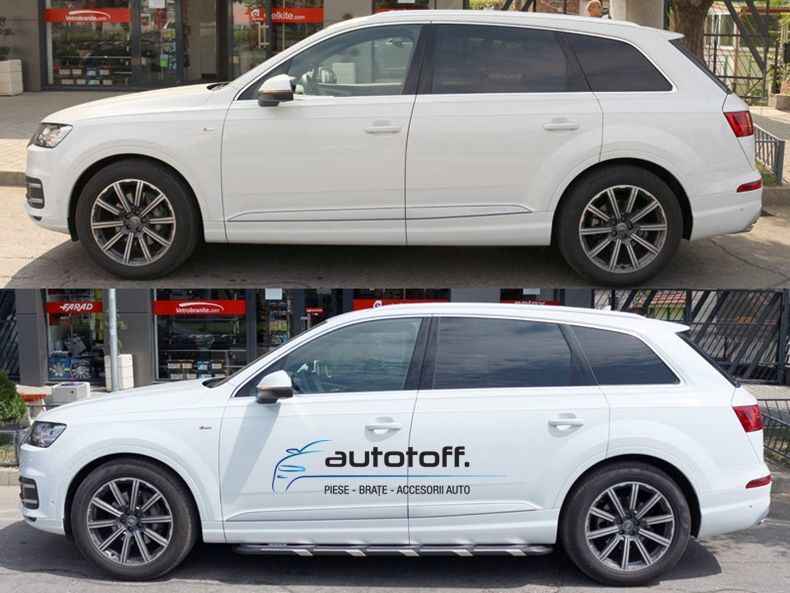 Praguri Audi Q7 4M (2015+) din aluminiu