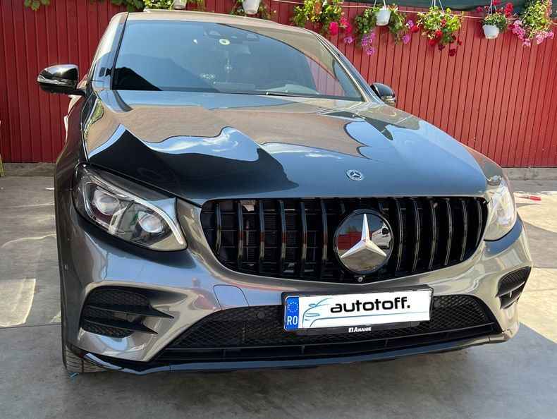 Grila Mercedes GLC X253 SUV compatibila cu GLC SUV (15-18) GT Panamericana Black