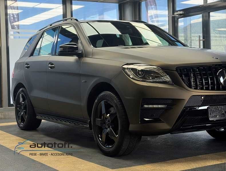 Praguri laterale Mercedes ML W166 GLE W166 (11-18) din aluminiu BLACK DESIGN