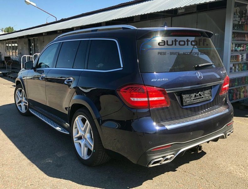 Difuzor bara spate Mercedes GLS X166 Facelift (15-19) Chrome Look