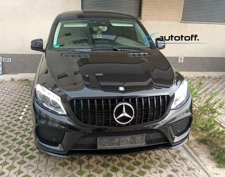 Grila centrala GLE Coupe C292 compatibila cu Mercedes (15-19) Panamericana Black Design