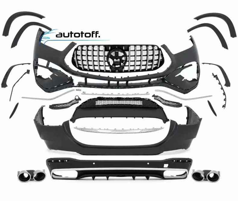 Body kit compatibil cu Mercedes GLE W167 SUV (2019+) model GLE 53AMG Facelift 2024+
