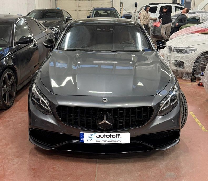Grila centrala S-Coupe C217 A217 compatibila cu Mercedes (14-20) Panamericana Black Design
