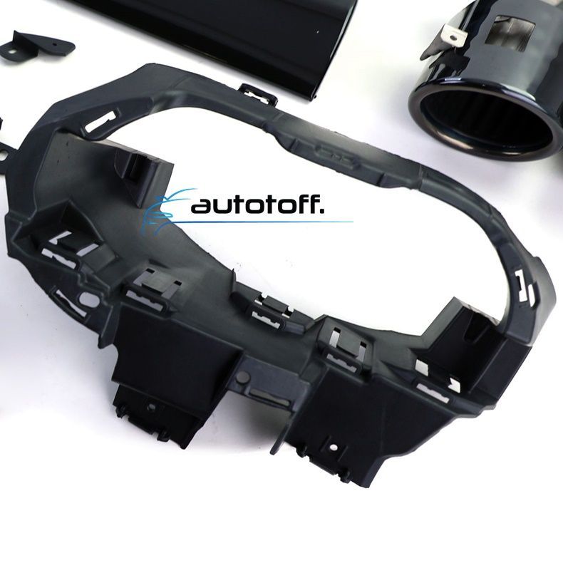Difuzor bara spate Mercedes CLA W118 X118 C118 AMG Line (2018+) Black Look