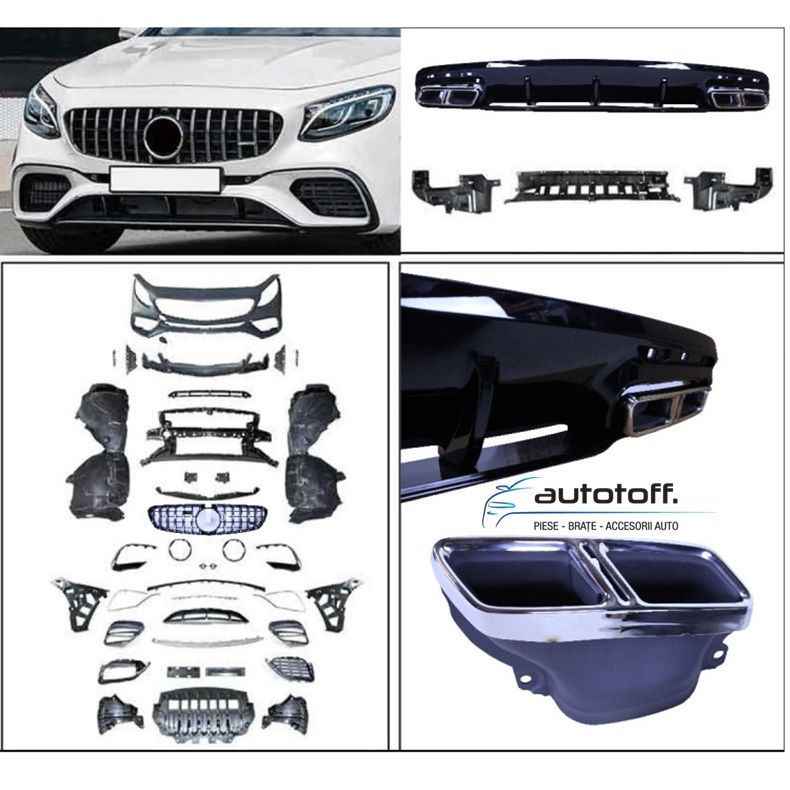 Pachet exterior Mercedes S-Coupe C217 Cabrio A217 (14-22) S63 Design