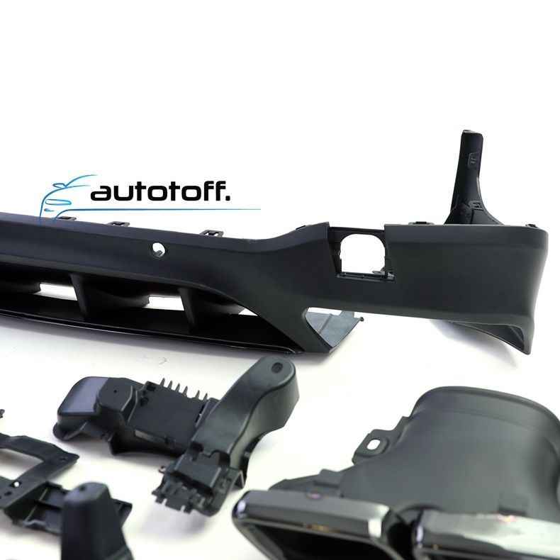 Difuzor bara spate compatibil cu Mercedes GLC X253 SUV (15-19) AMG Black Design