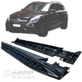 Praguri laterale Mercedes ML W166 GLE W166 (11-18) din aluminiu BLACK DESIGN