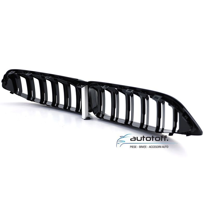 Grila dubla G14 G15 G16 Seria 8 compatibila cu BMW (2018+) M Negru lucios