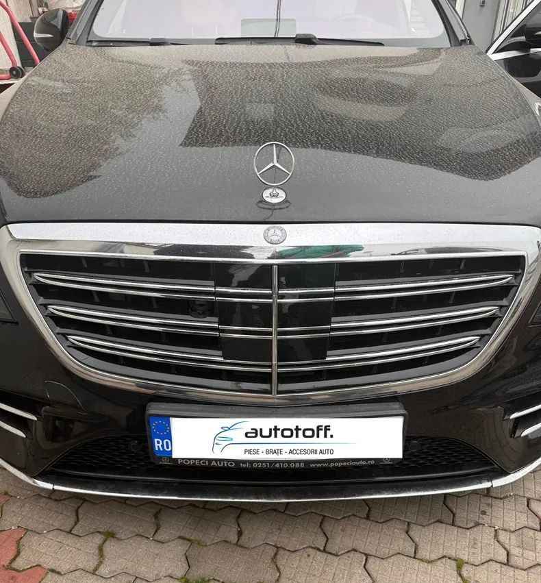 Bara fata si grila centrala compatibila Mercedes S-Class W222 (13-17) S65 Design