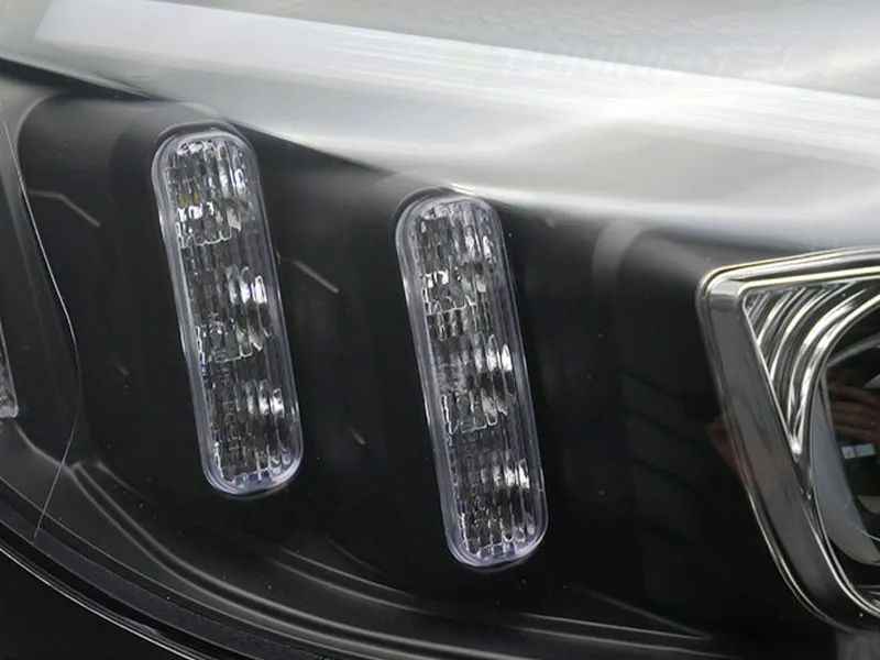 Faruri LED compatibile cu Mercedes C-Class W205 S205 A205 C205 (2014-2018) Negre Semneal Dinamic Se