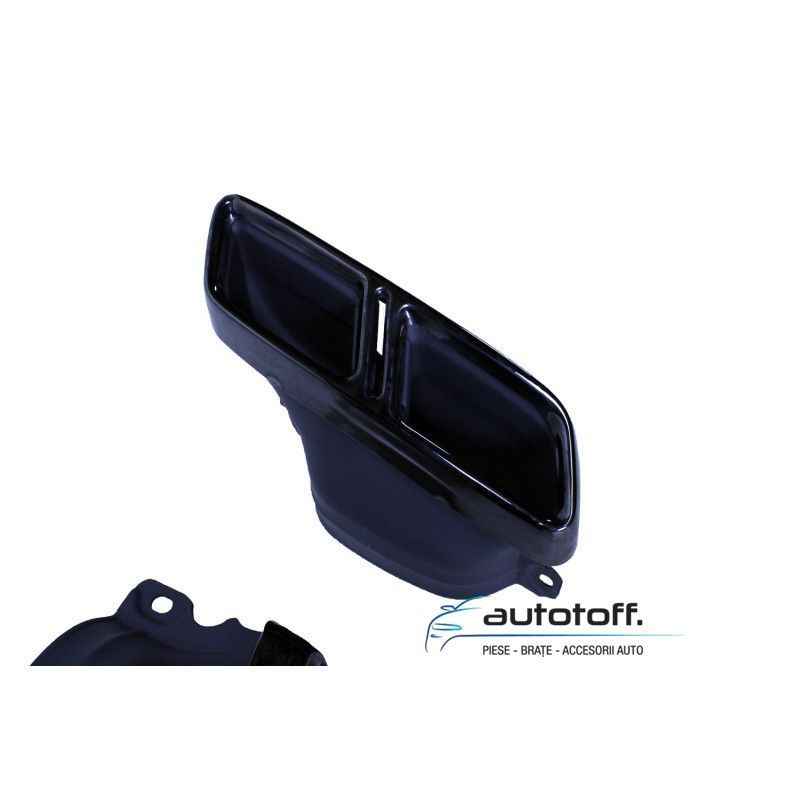 Ornamente tobe AMG Mercedes (14-22) Negru lucios