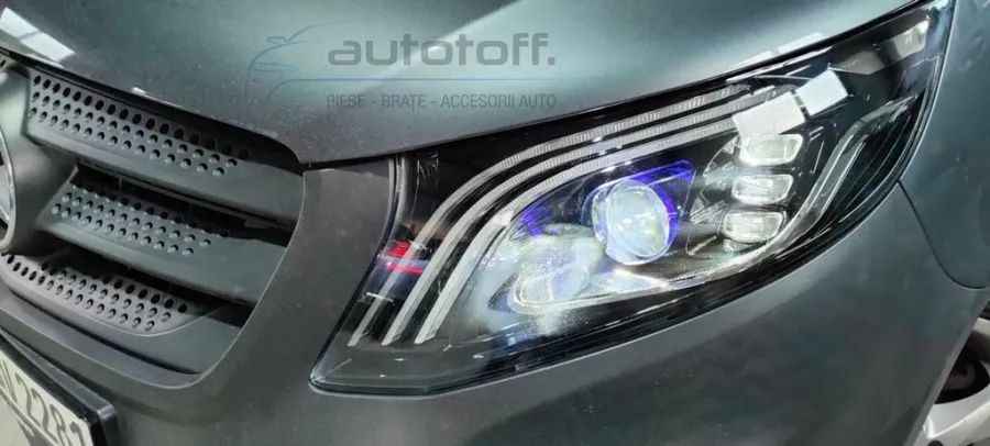 Faruri Full LED compatibil cu Mercedes Vito / V-Class W447 (2016-2020) Negru