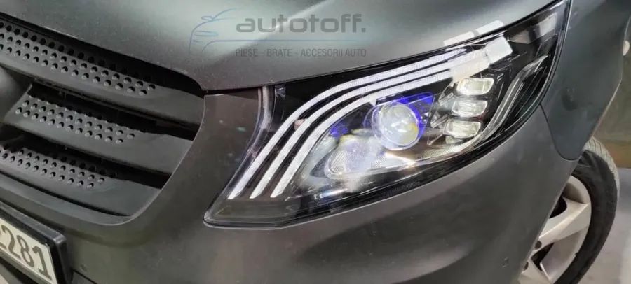 Faruri Full LED compatibil cu Mercedes Vito / V-Class W447 (2016-2020) Negru