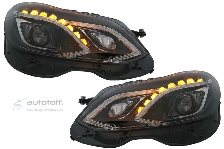 Pachet exterior compatibil cu Mercedes E-Class W212 (2009-2012) Conversie la Facelift MBH Design