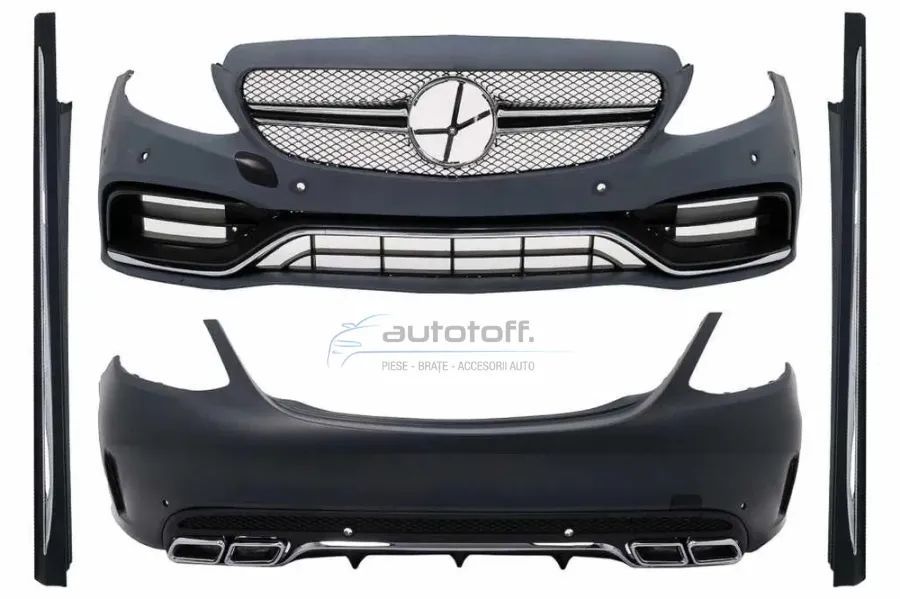 Pachet exterior compatibil cu Mercedes C-Class W205 ( - ) C63 Design