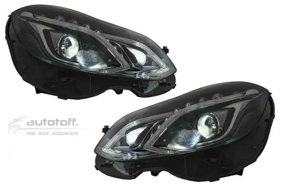 Pachet exterior compatibil cu Mercedes E-Class W212 (2009-2012) Conversie la Facelift MBH Design
