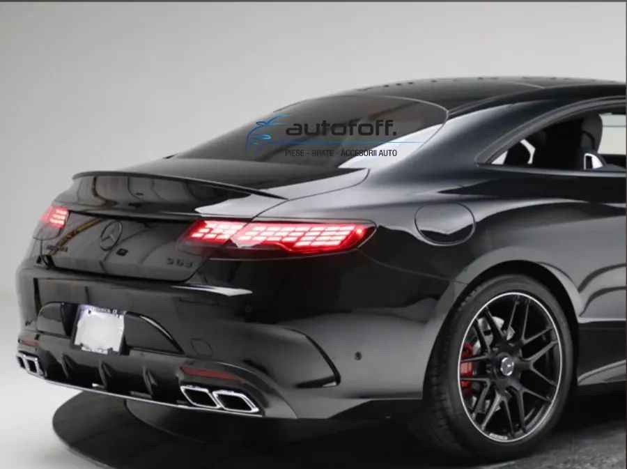Difuzor bara spate compatibil cu Mercedes S-Class Coupe C217 (2014+) S63 Facelift Design