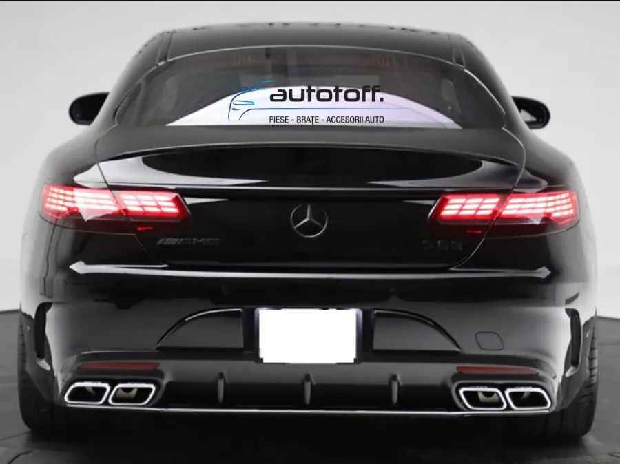 Difuzor bara spate compatibil cu Mercedes S-Class Coupe C217 (2014+) S63 Facelift Design