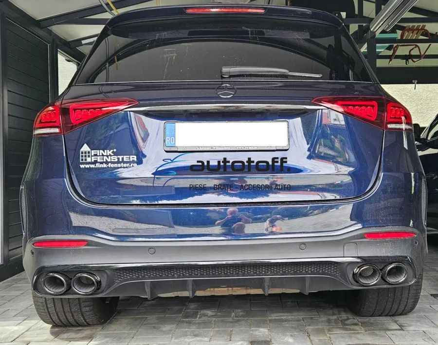 Difuzor bara spate Mercedes GLE W167 (2019+) Black Look 53 AMG