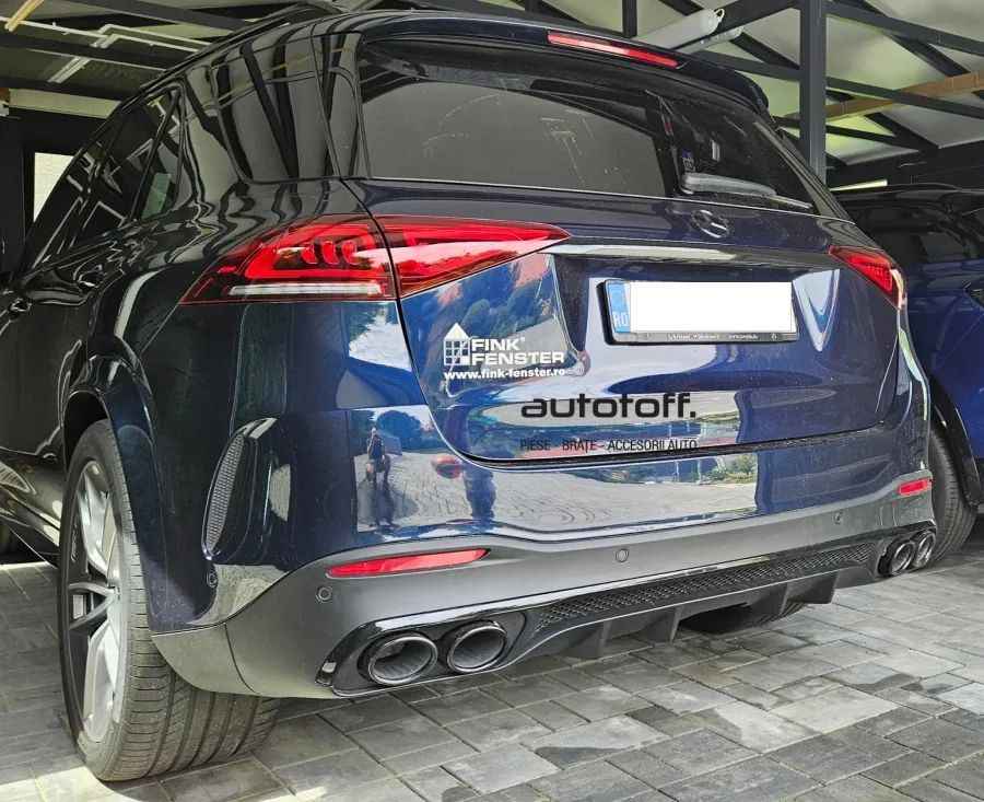 Difuzor bara spate Mercedes GLE W167 (2019+) Black Look 53 AMG