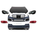 Pachet exterior compatibil cu Mercedes E-Class W212 (2009-2012) Conversie la Facelift MBH Design