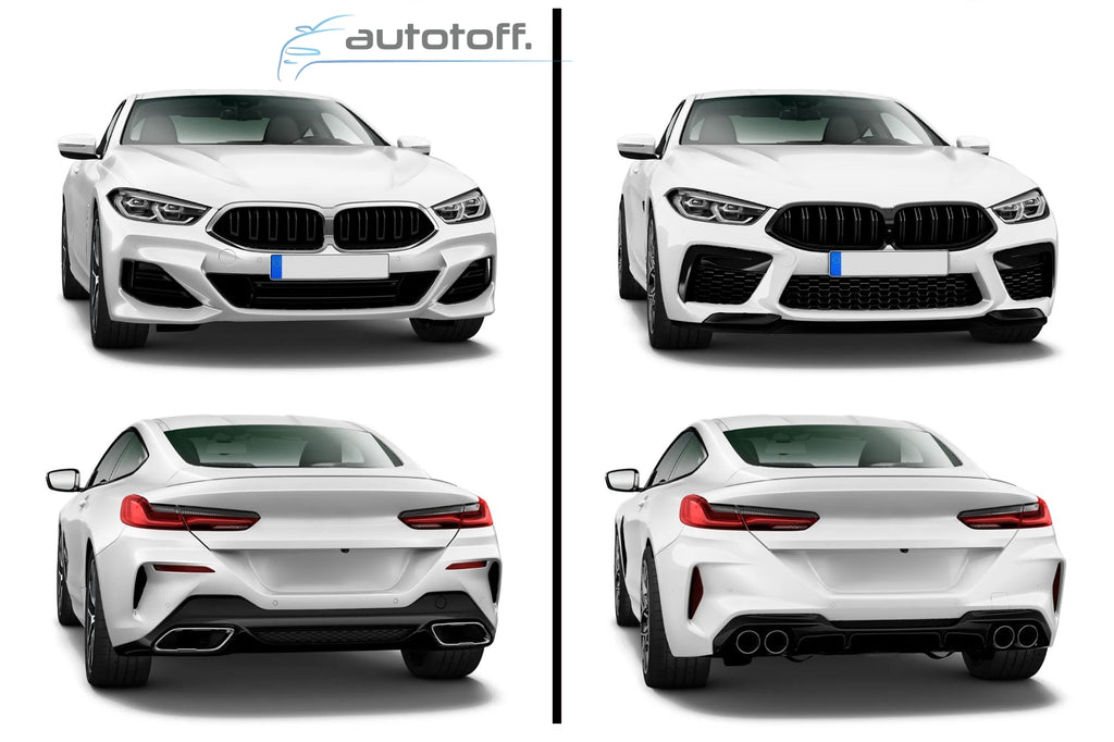 Pachet exterior compatibil cu BMW Seria 8 G14 Cabrio, G15 Coupe (2018+) M8 Design