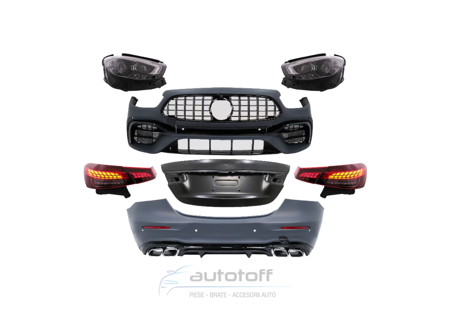 Pachet exterior compatibil Mercedes E-Class W213 (16-19) E63 Conversie la 2020+