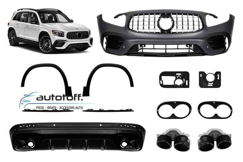 Pachet exterior compatibil mercedes glb x247 (2019+) 45amg design