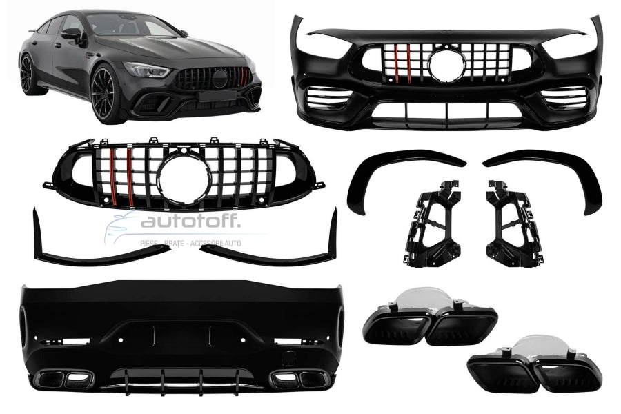 Pachet exterior compatibil cu Mercedes GT X290 (2019+) GT63 B Design