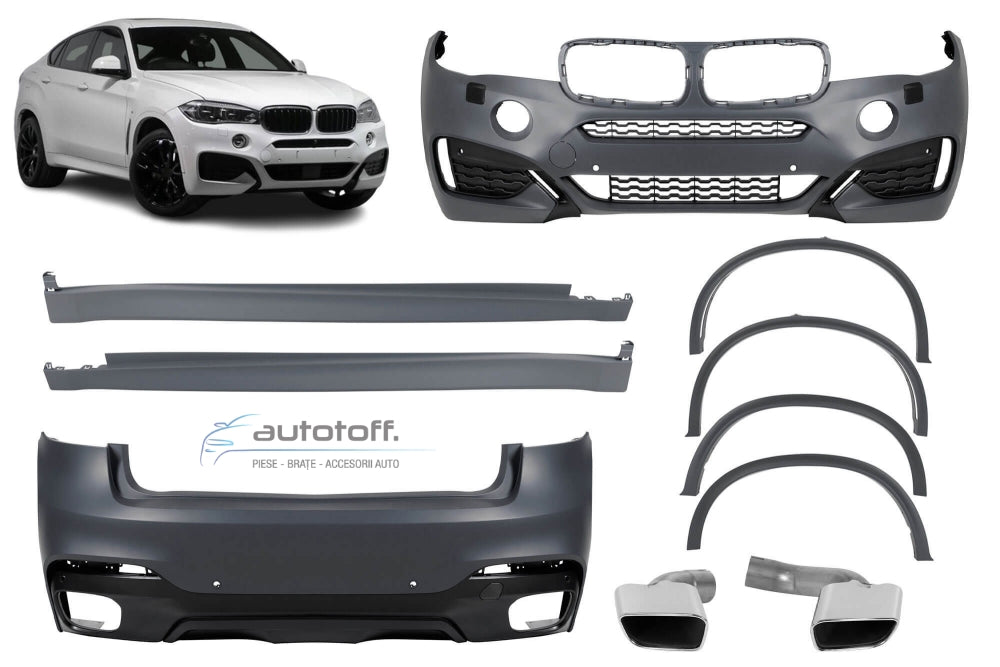 Pachet exterior compatibil cu BMW X6 F16 (2015+) M Technic Design