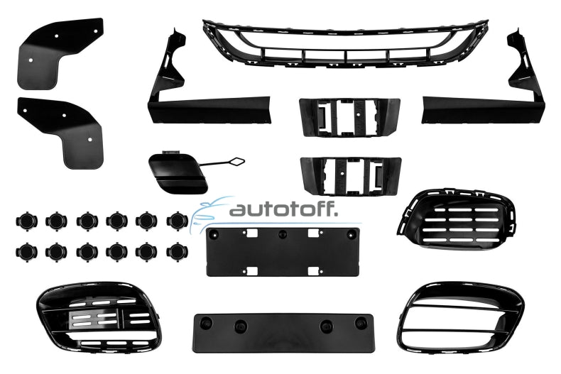 Pachet exterior compatibil Mercedes S-Class W222 (2013+) Conversie (2017+) Facelift S63 Design
