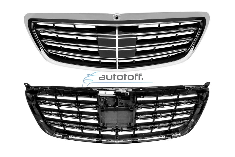 Pachet exterior compatibil Mercedes S-Class W222 (2013+) Conversie (2017+) Facelift S63 Design